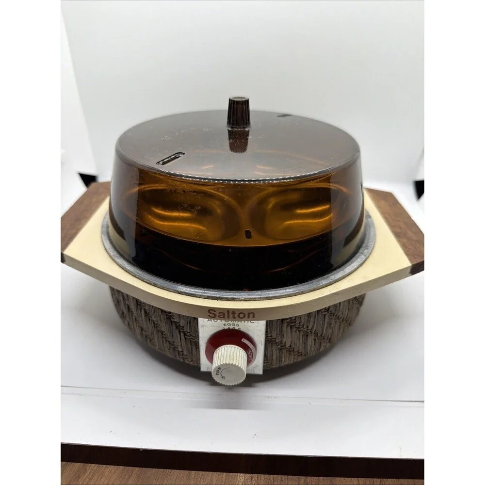 Vintage Salton Egg-O-Matic Egg Cooker Poacher Model ER-1 Hard Boiler -not Tested